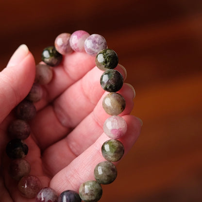Mixed Tourmaline Bracelet | Rainbow Tourmaline Crystal Bracelet