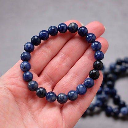 Sodalite Bracelet | Crystal Stretch Bracelet