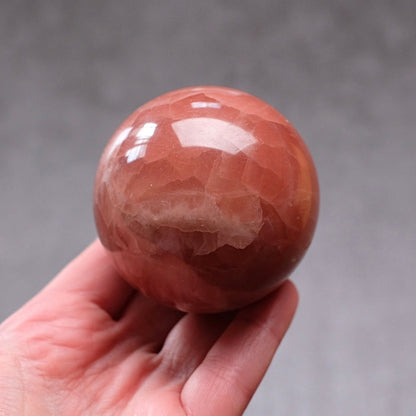 Rose Calcite Sphere | Calcite Crystal Sphere