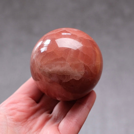 Rose Calcite Sphere | Calcite Crystal Sphere