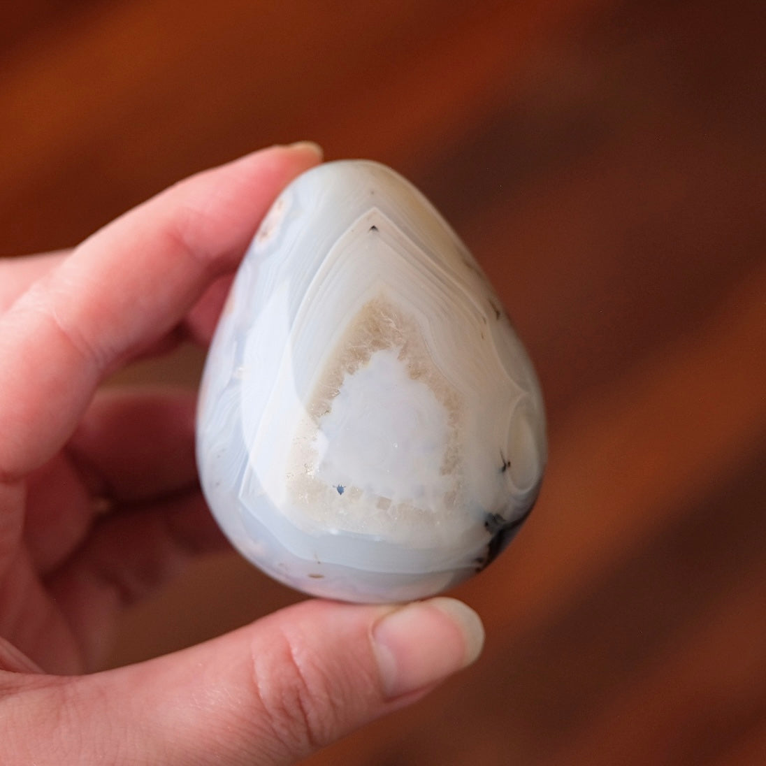 Agate Egg | Dendritic Agate Crystal Egg