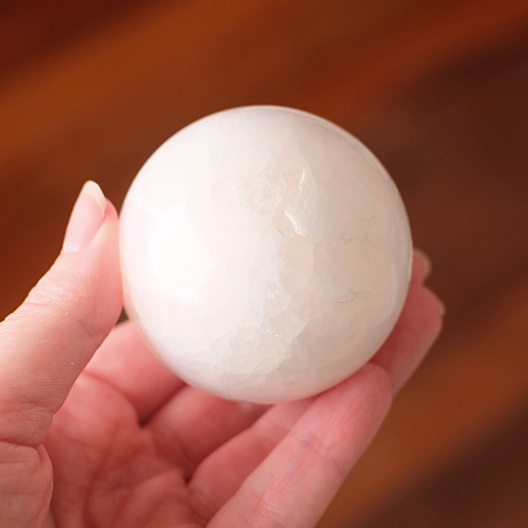 Pink Aragonite Sphere | Aragonite Crystal Sphere