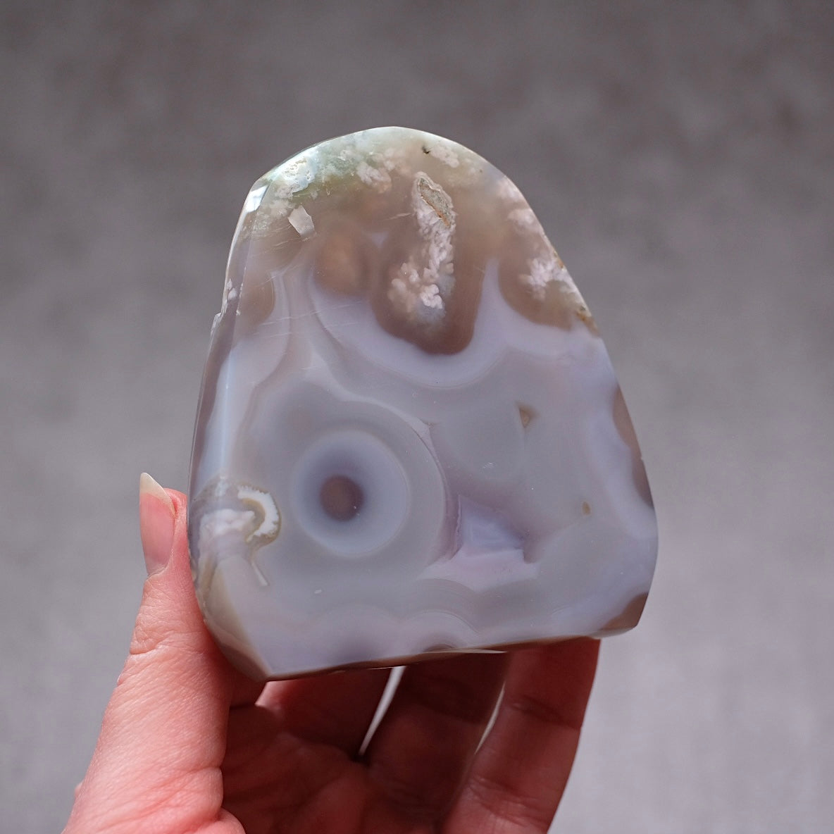 Flower Agate Freeform | Polished Crystal Freeform