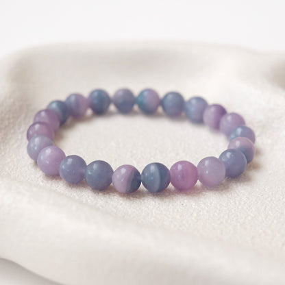 Silk Fluorite Bracelet | Silky Fluorite Crystal Bracelet