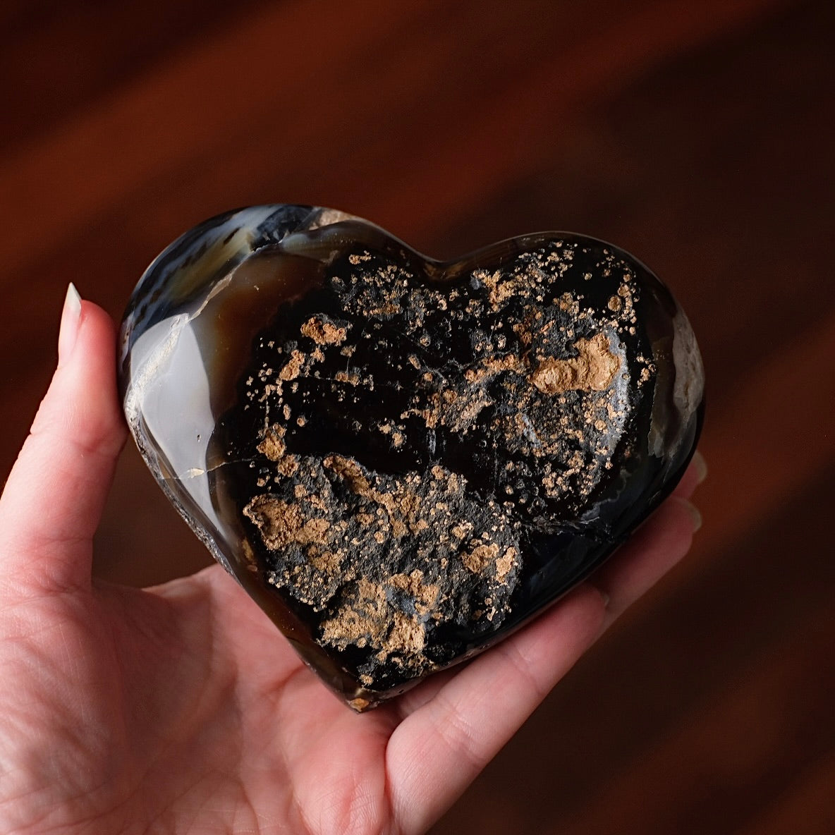 Druzy Agate Heart | Druzy Geode Crystal Heart | Agate Geode