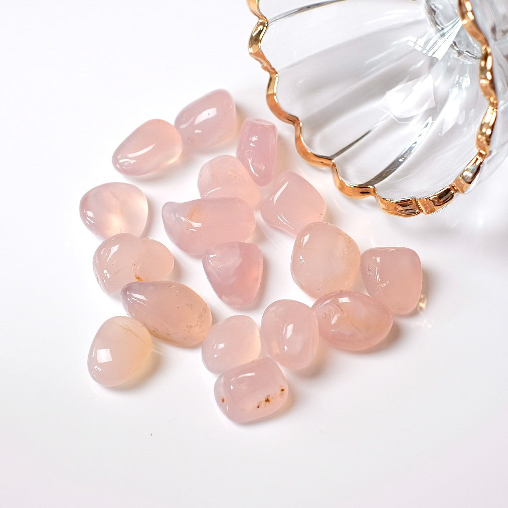 Pink Chalcedony Tumbles | Tumbled Crystal