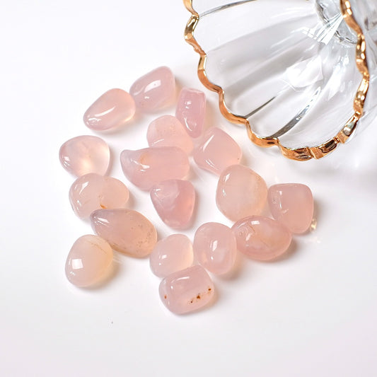 Pink Chalcedony Tumbles | Tumbled Crystal