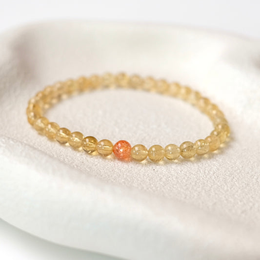 Sunstone & Yellow Tourmaline Bracelet | Arusha Sunstone