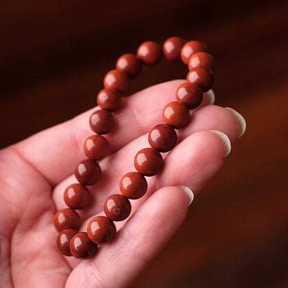 Red Jasper Bracelet | Crystal Stretch Bracelet