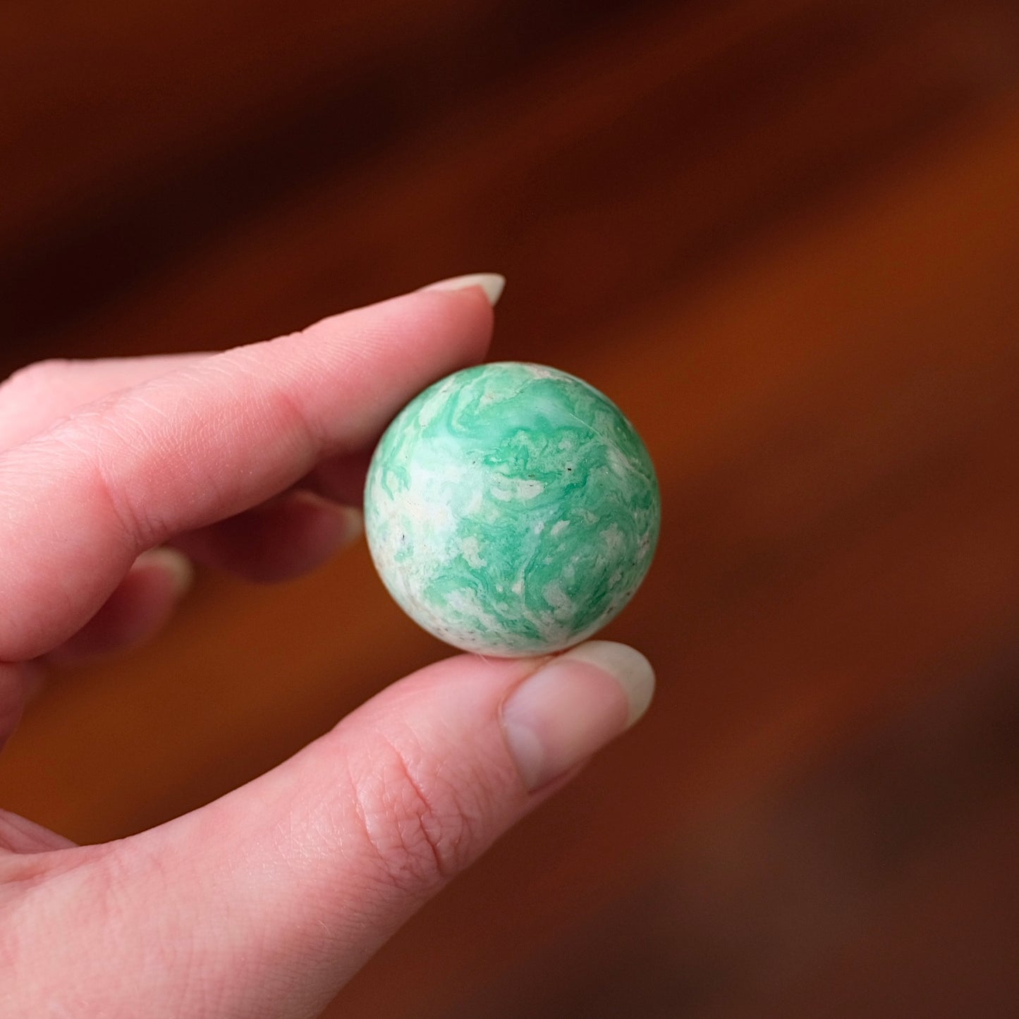Rare Variscite Sphere | Green Variscite Crystal Sphere