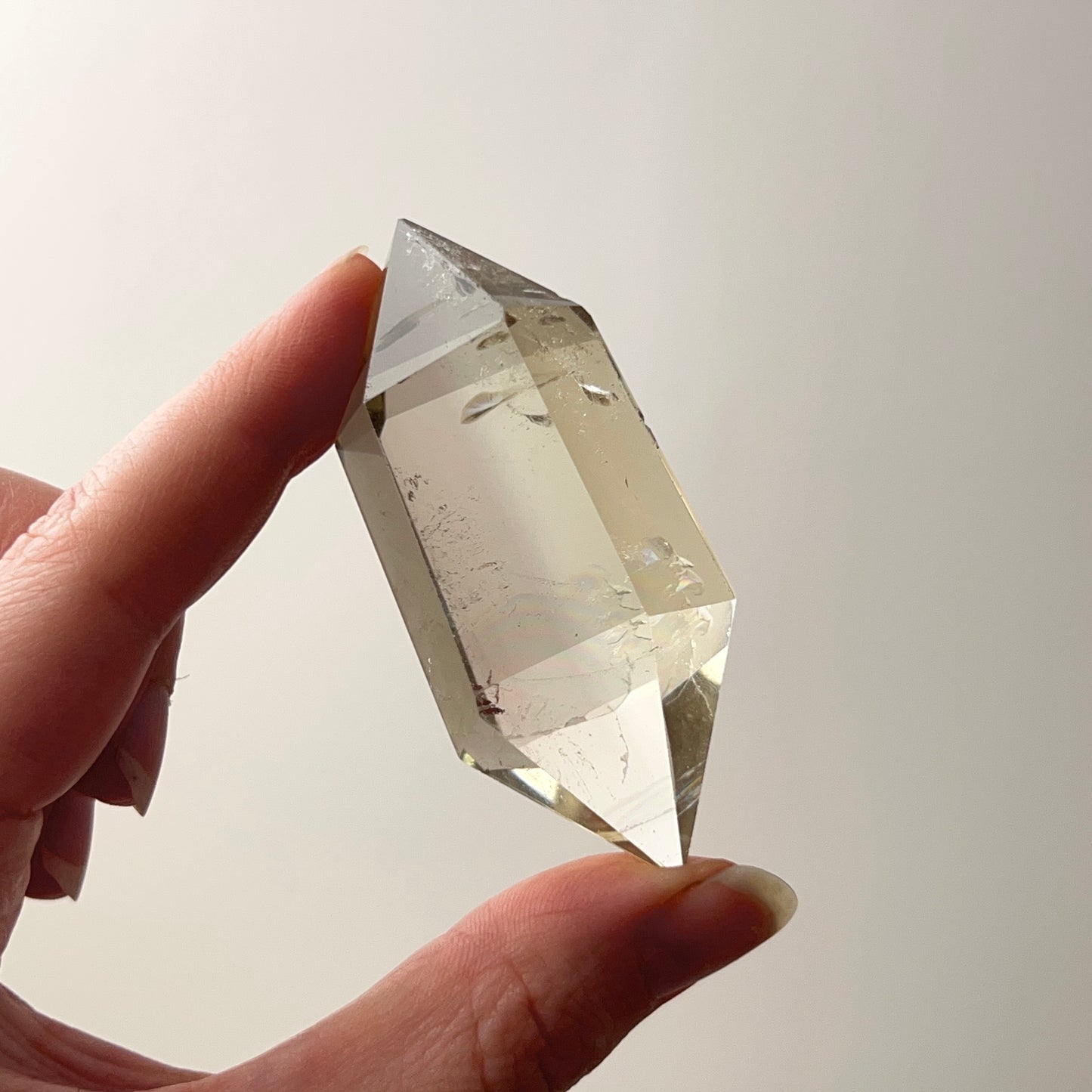 Smokey Citrine DT Point | Double Terminated Crystal Point