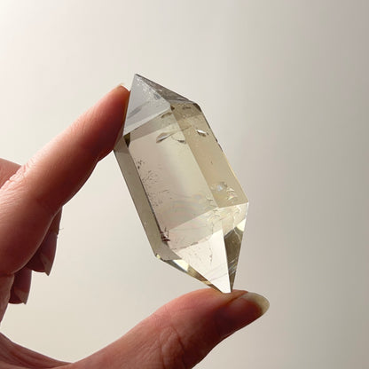 Smokey Citrine DT Point | Double Terminated Crystal Point