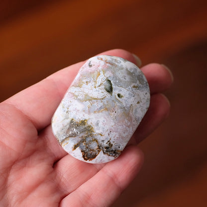 Ocean Jasper Palm | Sea Jasper Crystal Palmstone
