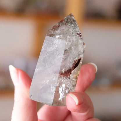 Garden Quartz Point | Lodolite Quartz | Dream Quartz Crystal Tower