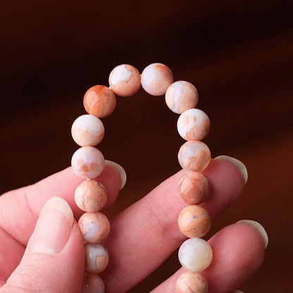 Cotton Candy Agate Bracelet | Crystal Stretch Bracelet