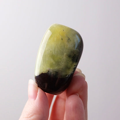 Australian Prehnite Freeform | Polished Prehnite Crystal