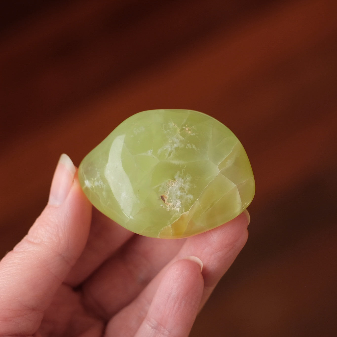 Australian Prehnite Freeform | Polished Prehnite Crystal