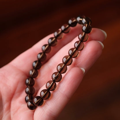 Smokey Quartz Bracelet | Quartz Crystal Bracelet