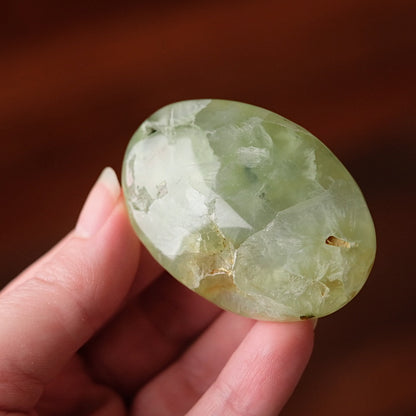 Prehnite Palm | Prehnite Crystal Palm