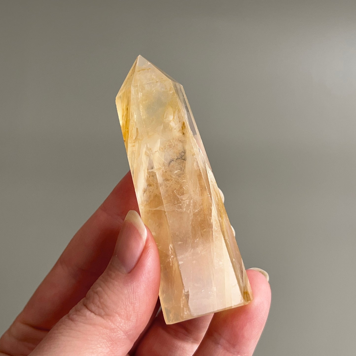 Golden Healer Point | Golden Healer Quartz Crystal Tower