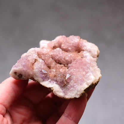 Pink Amethyst Cluster | Patagonia Pink Amethyst Natural Crystal Geode