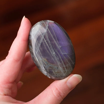 Purple Labradorite Palm | Sunset Labradorite Crystal Palm
