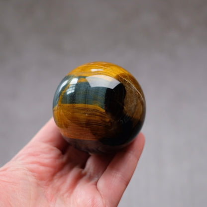 Blue Tiger Eye Sphere | Hawks Eye Crystal Sphere