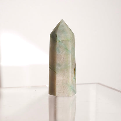 Garnierite Point | Green Moonstone Crystal Tower