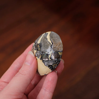 Mosaic Quartz Palm | Mosaic Chalcedony Crystal Palmstone