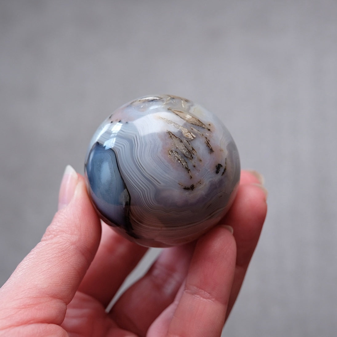 Agate Egg | Dendritic Agate Crystal Egg