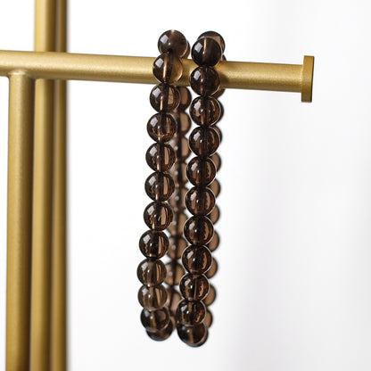 Smokey Quartz Bracelet | Quartz Crystal Bracelet