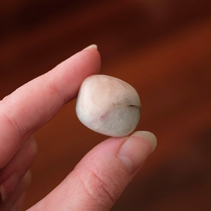 Bicolour Morganite & Aquamarine Tumble | Tumbled Crystal