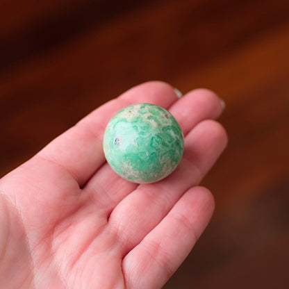Rare Variscite Sphere | Green Variscite Crystal Sphere