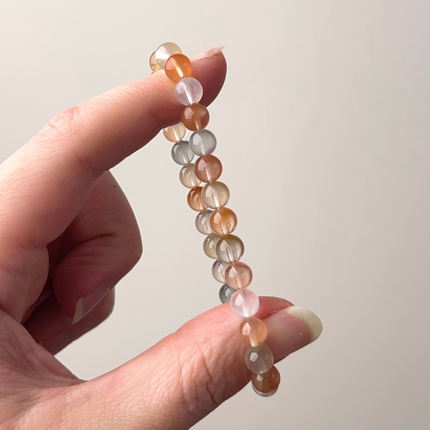 Amphibole Quartz Bracelet | Rabbit Hair Crystal Stretch Bracelet