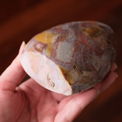 Pink Ibis Jasper Freeform | Brecciated Jasper Polished Freeform