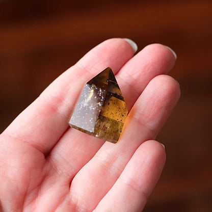 Rare Harlequin Citrine Point | Natural Cognac Citrine Crystal Tower