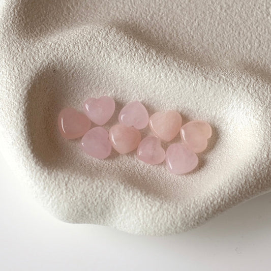 Mini Morganite Heart | Pink Morganite Mini Crystal Hearts