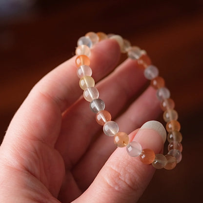 Amphibole Quartz Bracelet | Rabbit Hair Crystal Stretch Bracelet