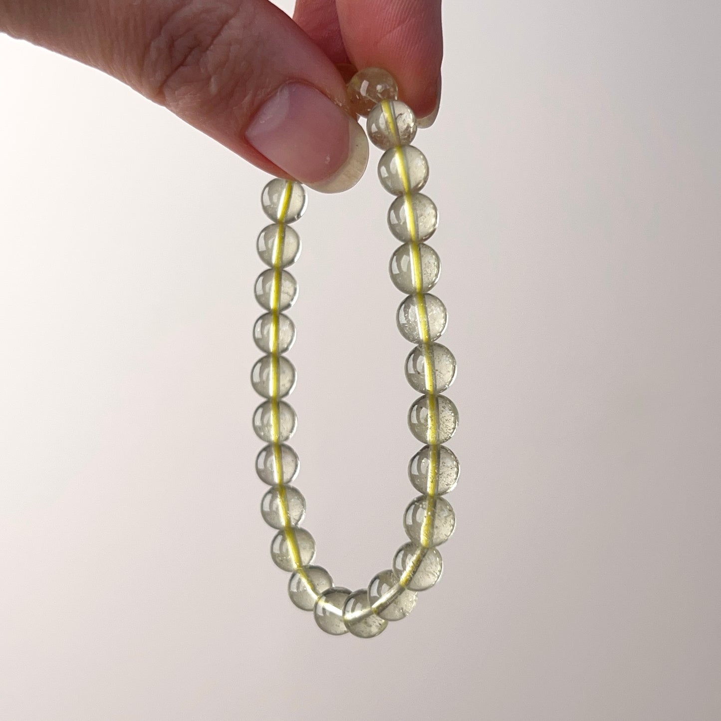 Libyan Desert Glass Bracelet | Crystal Stretch Bracelet