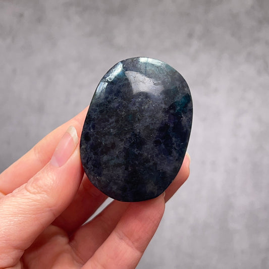 Iolite & Spinel Palm | Cordierite Crystal Palmstone