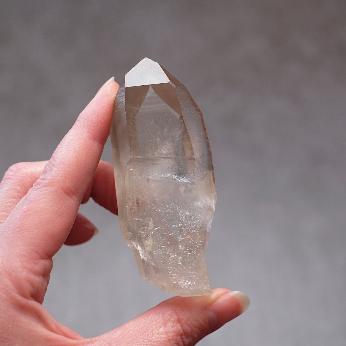 Smokey Lemurian Quartz Point | Lemurian Crystal Point With Keys