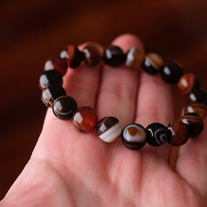 Sardonyx Bracelet | Crystal Stretch Bracelet