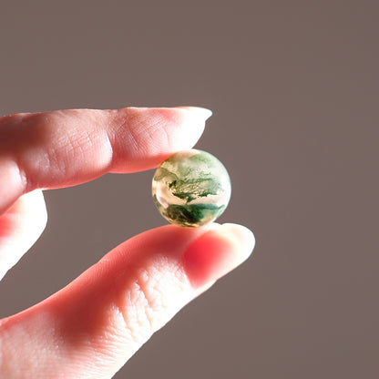 Moss Agate Mini Sphere | Moss Agate Crystal Sphere