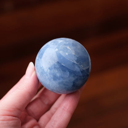 Blue Calcite Sphere | Calcite Crystal Sphere
