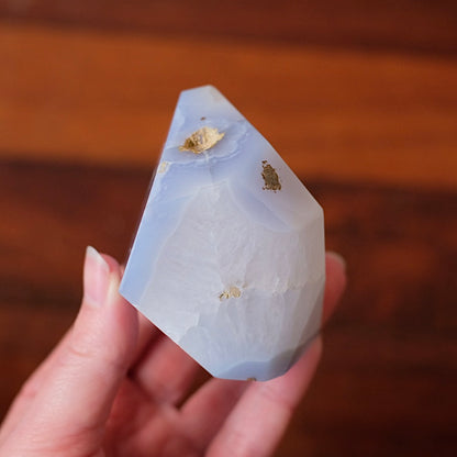 Blue Lace Agate + Quartz Freeform | Blue Lace Agate Crystal
