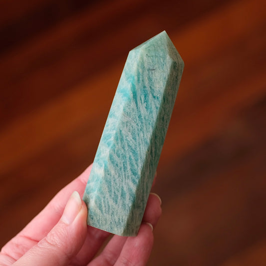 Amazonite Point | Pretty Amazonite Crystal Tower