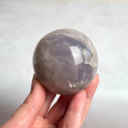 Blue Rose Quartz Sphere | Lavender Rose Quartz Crystal Sphere