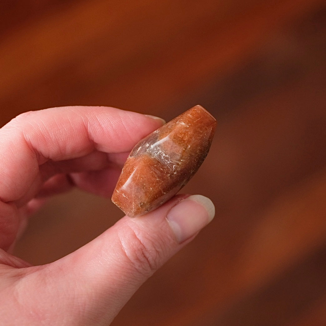 Glittery Sunstone Heart | Sunstone Crystal Heart