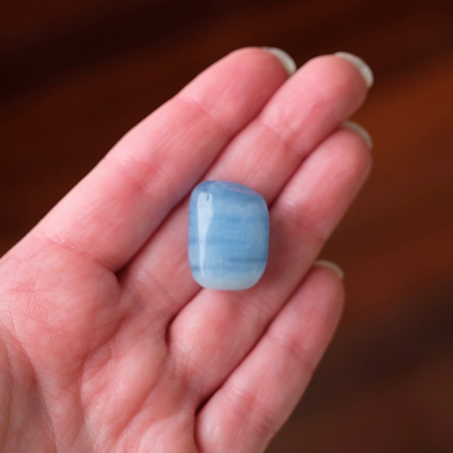 Aquamarine Tumble | Blue Beryl Tumbled Crystal