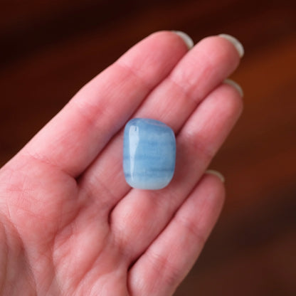 Aquamarine Tumble | Blue Beryl Tumbled Crystal